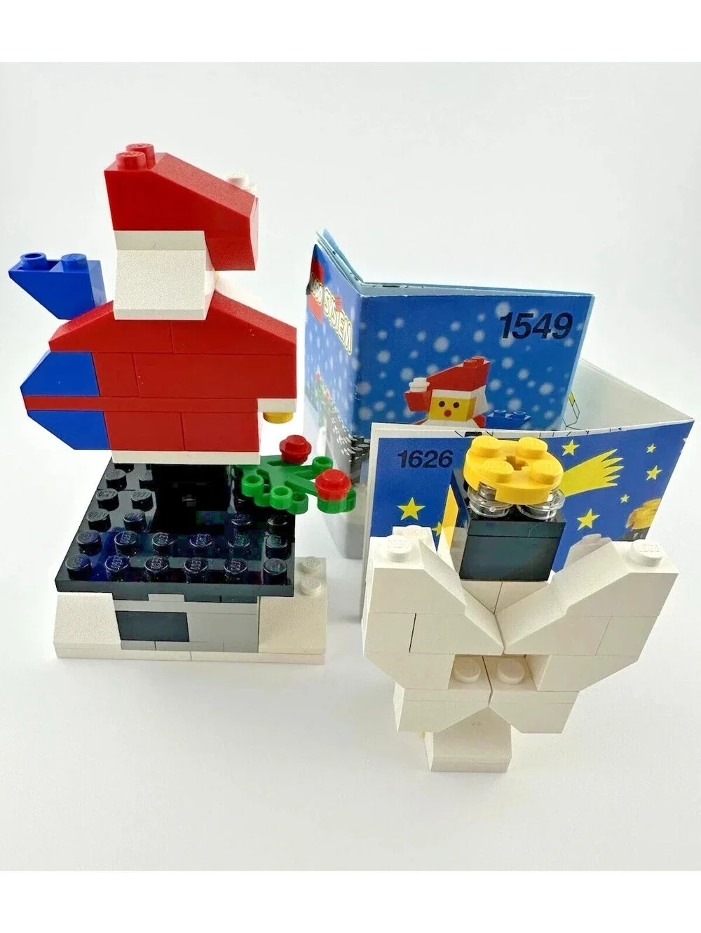 LEGO 1549 Santa and Chimney Vintage 1992 System Christmas Seasonal 59 Pcs CIB
